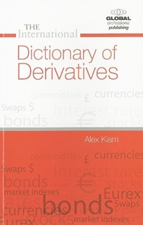 Dictionary of derivatives book cover